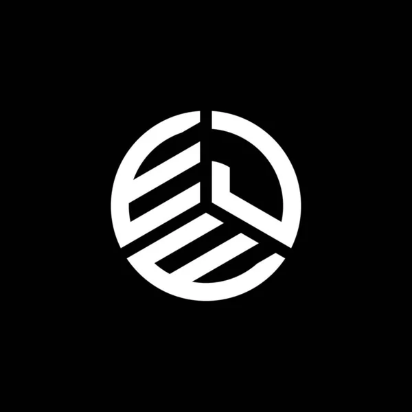 Projekt Logo Litery Eje Białym Tle Inicjały Twórcze Eje Koncepcja — Wektor stockowy