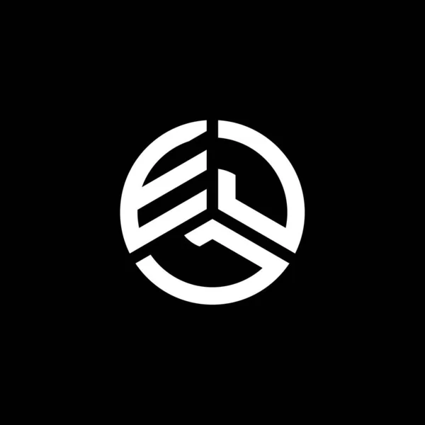 Ejl Brev Logotyp Design Vit Bakgrund Ejl Kreativa Initialer Brev — Stock vektor