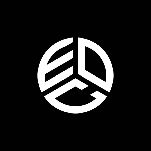 Eoc Brev Logotyp Design Vit Bakgrund Eoc Creative Initials Letter — Stock vektor