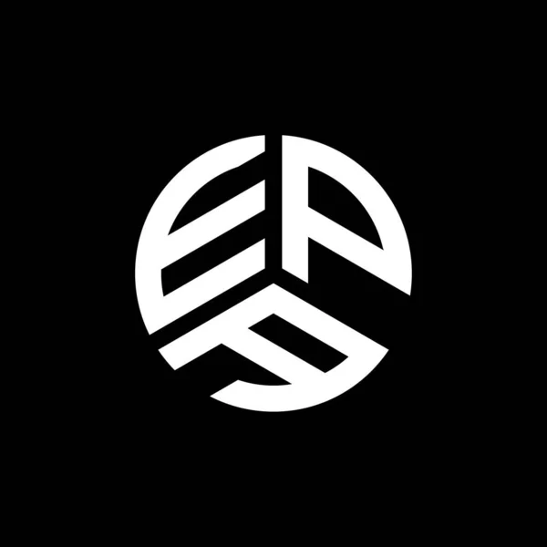 Projekt Logo Litery Epa Białym Tle Pomysł Logo Kreatywnych Inicjałów — Wektor stockowy