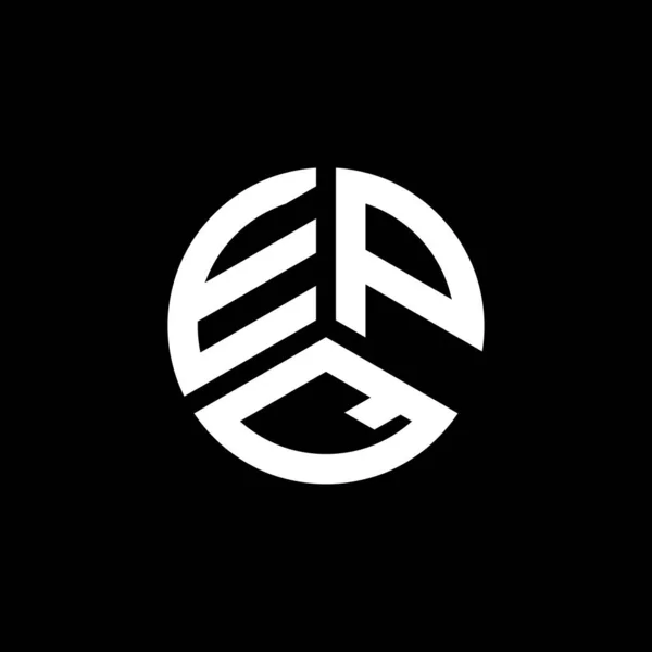 Epq Brev Logotyp Design Vit Bakgrund Epq Kreativa Initialer Brev — Stock vektor