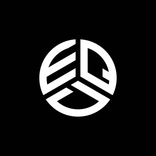 Projekt Logo Litery Eqd Białym Tle Kreatywne Inicjały Eqd Koncepcja — Wektor stockowy