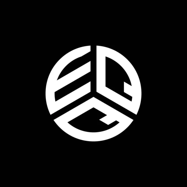 Eqq Letter Logo Design White Background Eqq Creative Initials Letter — Stock Vector