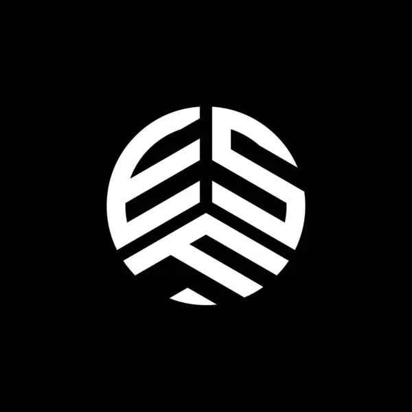 Fse Lettre Logo Design Sur Fond Blanc Fse Initiales Créatives — Image vectorielle