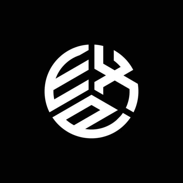 Diseño Del Logotipo Letra Exp Sobre Fondo Blanco Exp Iniciales — Archivo Imágenes Vectoriales