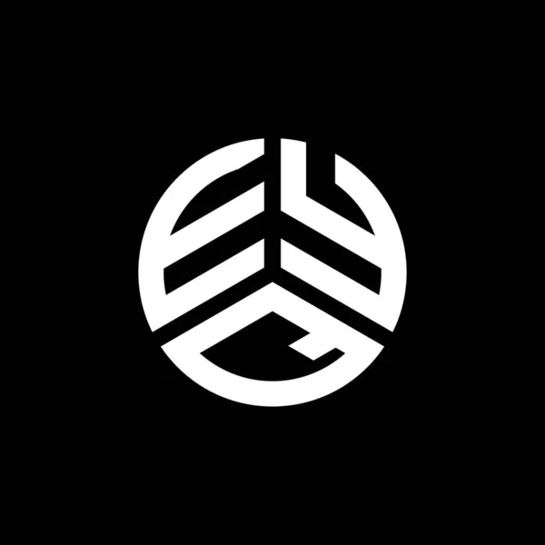 Eyq Letter Logo Ontwerp Witte Achtergrond Eyq Creatieve Initialen Letter — Stockvector