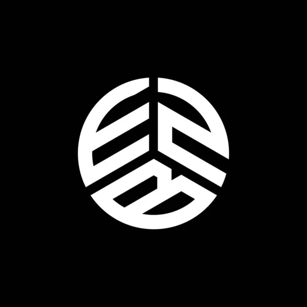 Projekt Logo Litery Ezb Białym Tle Ezb Twórcze Inicjały Koncepcja — Wektor stockowy