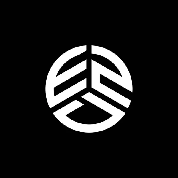 Ezd Letter Logo Ontwerp Witte Achtergrond Ezd Creatieve Initialen Letter — Stockvector