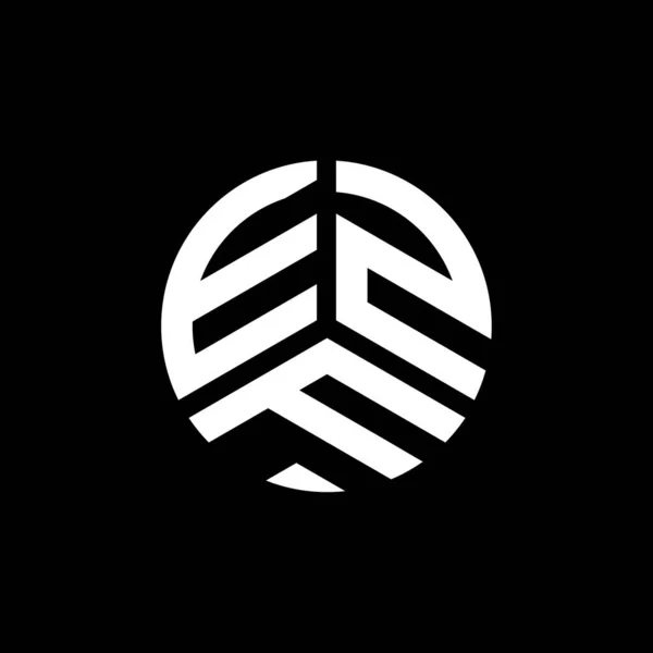 Ezf Letter Logo Ontwerp Witte Achtergrond Ezf Creatieve Initialen Letter — Stockvector