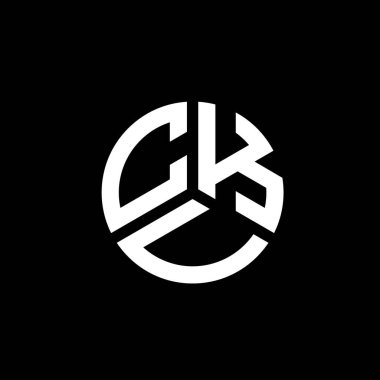 Beyaz arkaplanda CKV harf logosu tasarımı. CKV yaratıcı harflerin baş harfleri logo kavramı. CKV harf tasarımı.