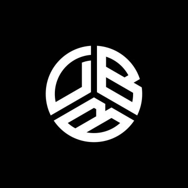 Beyaz arka planda DBB harfi logo tasarımı. DBB yaratıcı harflerin baş harfleri logo kavramı. DBB harf tasarımı.