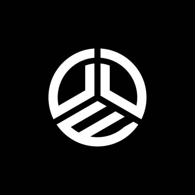 Beyaz arka planda DDW harf logosu tasarımı. DDW yaratıcı harflerin baş harfleri logo kavramı. DDW harf tasarımı.