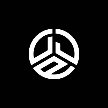 Beyaz arka planda DJP harf logosu tasarımı. DJP yaratıcı harf logosu konsepti. DJP harf tasarımı.