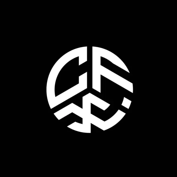 Cfx Bokstav Logotyp Design Vit Bakgrund Cfx Kreativa Initialer Brev — Stock vektor