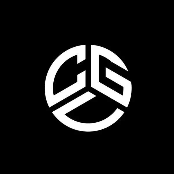 Diseño Del Logotipo Letra Cgv Sobre Fondo Blanco Cgv Iniciales — Vector de stock