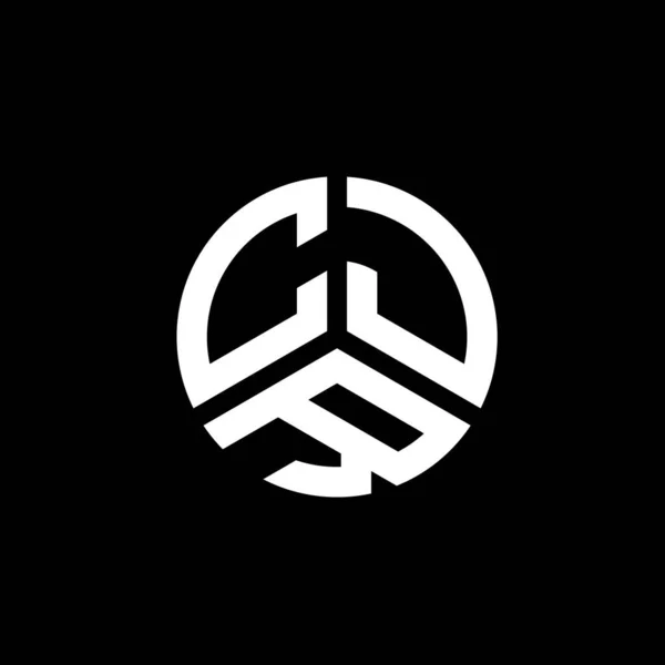 Cjr Letter Logo Ontwerp Witte Achtergrond Cjr Creatieve Initialen Letter — Stockvector