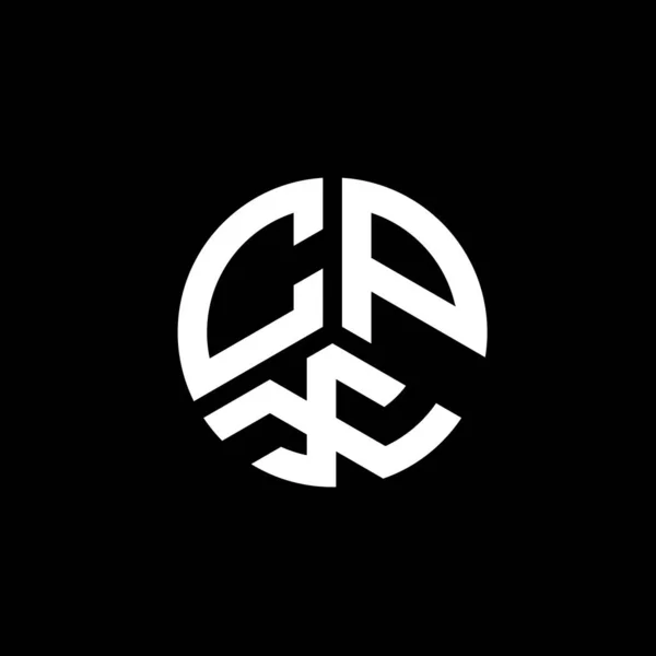 Cpx Bokstav Logotyp Design Vit Bakgrund Cpx Kreativa Initialer Brev — Stock vektor