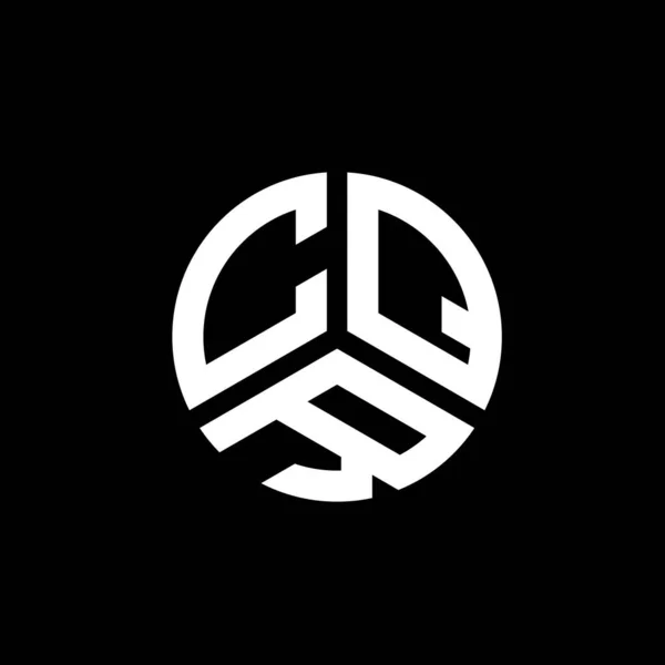 Diseño Del Logotipo Letra Cqr Sobre Fondo Blanco Cqr Iniciales — Archivo Imágenes Vectoriales