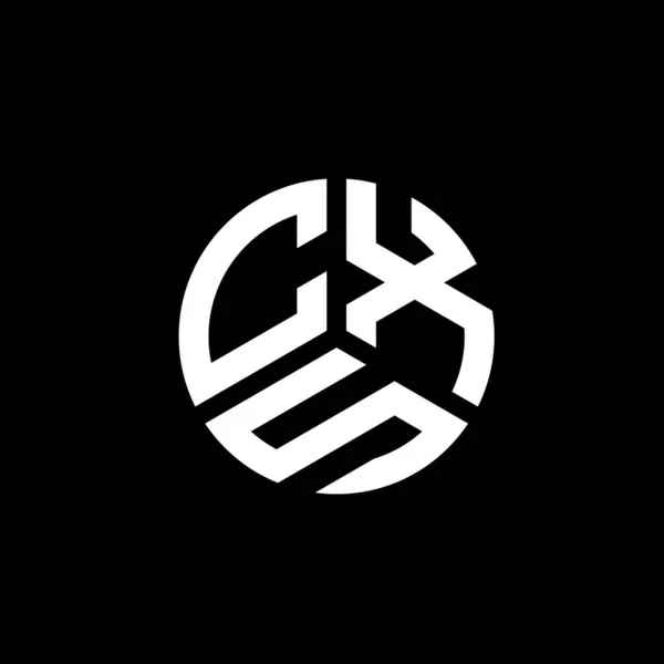 Diseño Del Logotipo Letra Cxs Sobre Fondo Blanco Cxs Iniciales — Archivo Imágenes Vectoriales