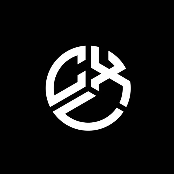 Diseño Del Logotipo Letra Cxv Sobre Fondo Blanco Cxv Iniciales — Archivo Imágenes Vectoriales