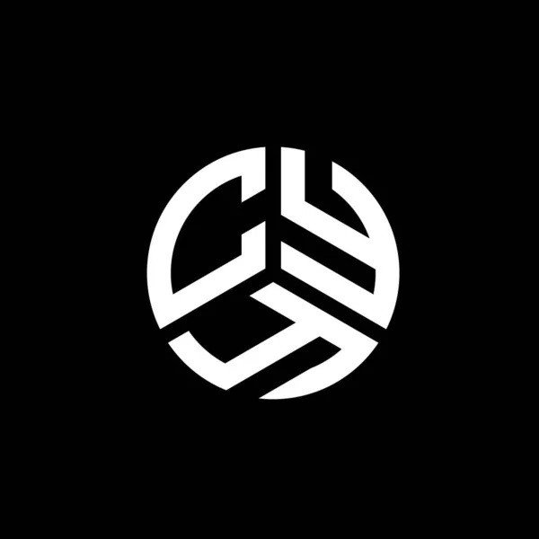 Cyy Lettera Logo Disegno Sfondo Bianco Cyy Creativo Iniziali Lettera — Vettoriale Stock