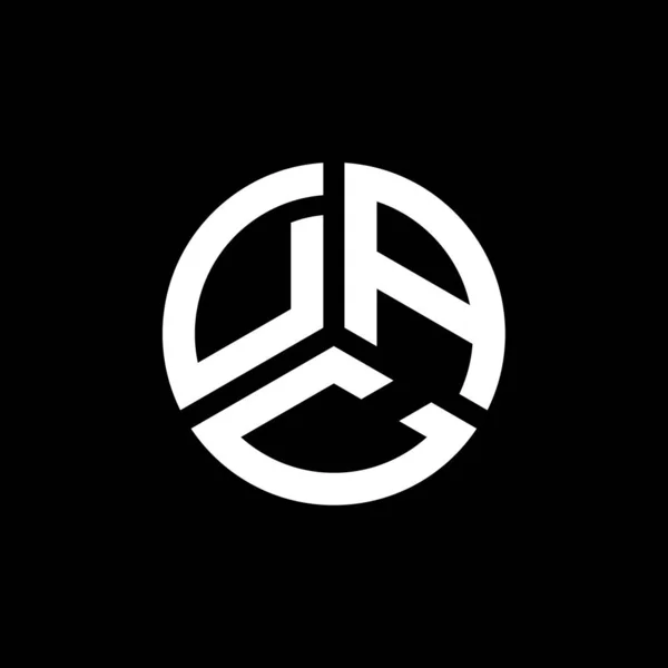 Projekt Logo Litery Dac Białym Tle Kreatywne Inicjały Dac Koncepcja — Wektor stockowy