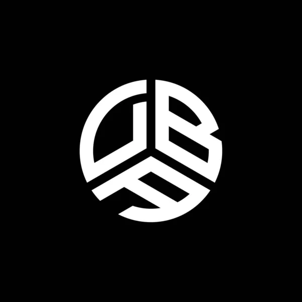 Dba Letter Logo Design White Background Dba Creative Initials Letter — Stock Vector