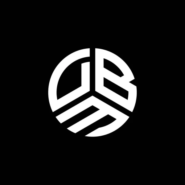 Dbm Letter Logo Design White Background Dbm Creative Initials Letter — Stock Vector