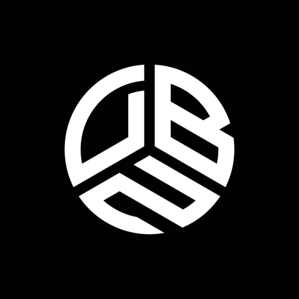 Projekt Logo Listu Dbn Białym Tle Kreatywne Inicjały Dbn Koncepcja — Wektor stockowy