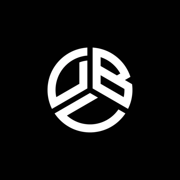 Design Logotipo Letra Dbv Fundo Branco Dbv Iniciais Criativas Conceito — Vetor de Stock