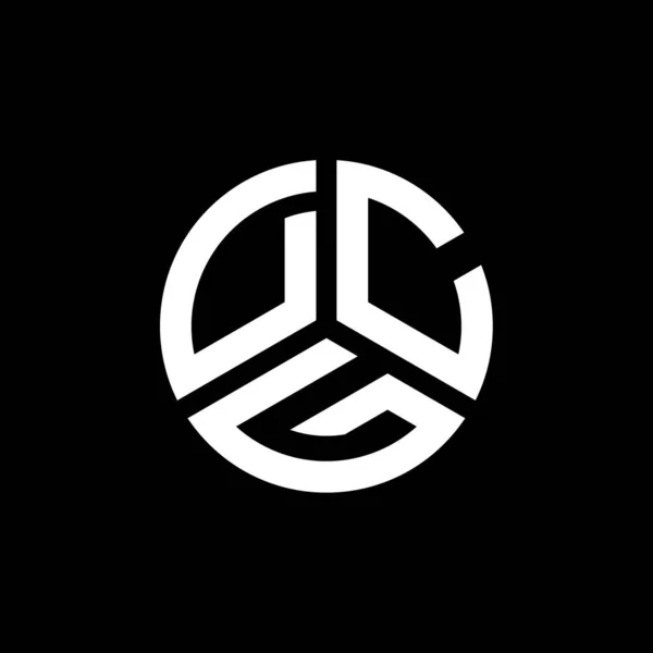 Dcg Letter Logo Ontwerp Witte Achtergrond Dcg Creatieve Initialen Letter — Stockvector