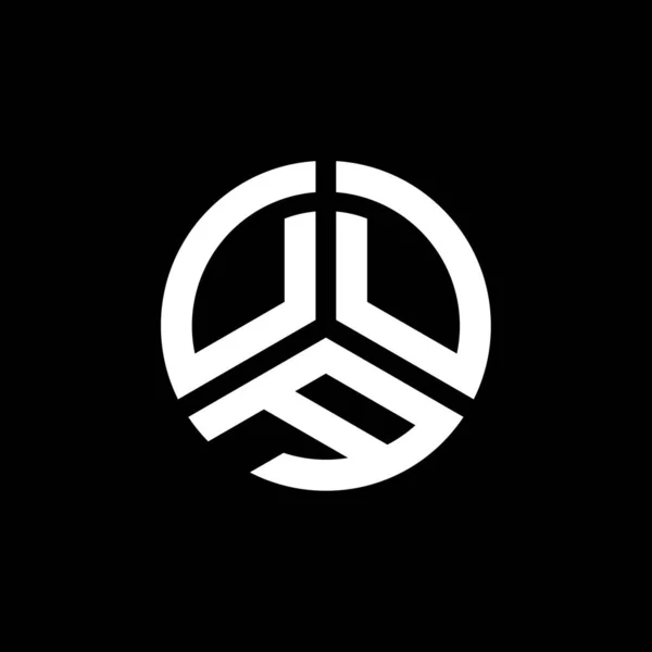 Projekt Logo Litery Dda Białym Tle Kreatywne Inicjały Dda Koncepcja — Wektor stockowy