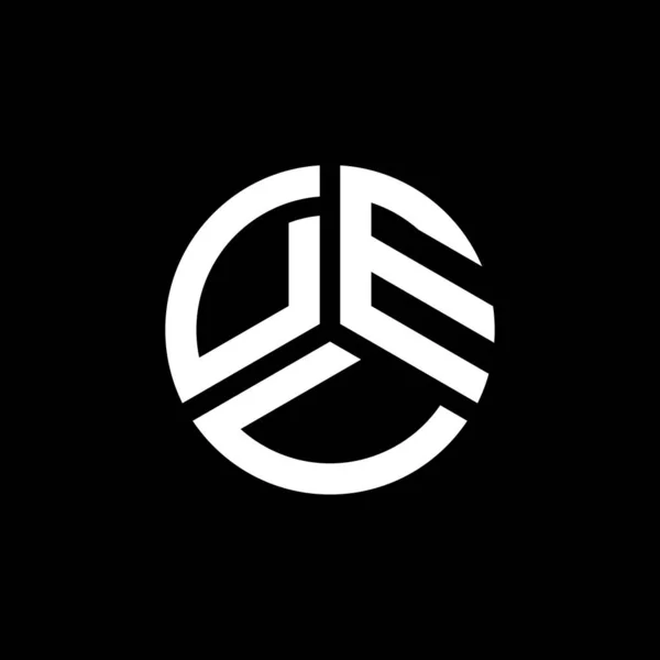 Diseño Del Logotipo Letra Dev Sobre Fondo Blanco Dev Iniciales — Vector de stock