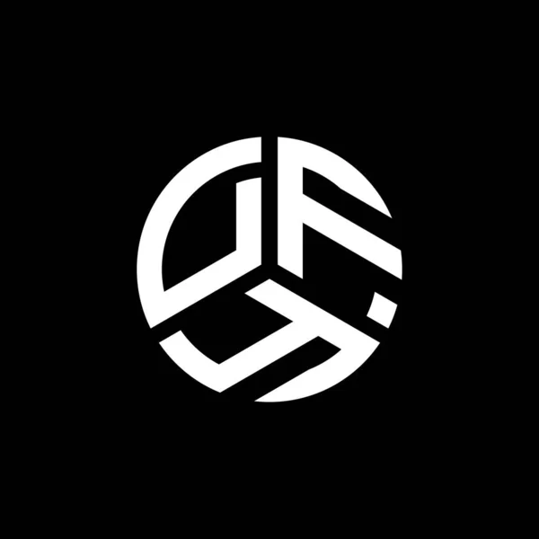 Dfy Letter Logo Ontwerp Witte Achtergrond Dfy Creatieve Initialen Letter — Stockvector