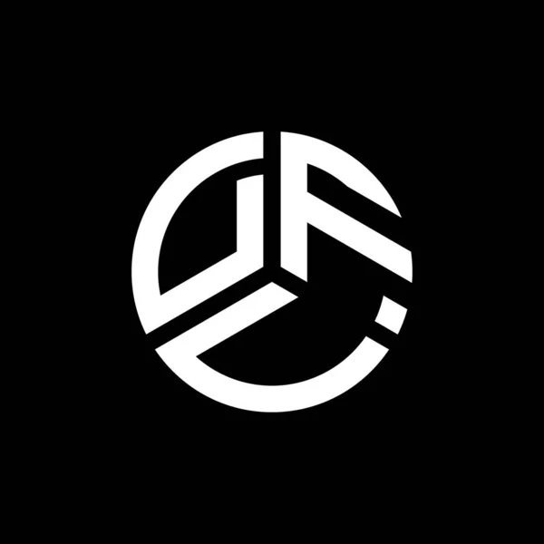 Дизайн Логотипа Dfv Белом Фоне Творческие Инициалы Буквенно Обозначают Концепцию — стоковый вектор