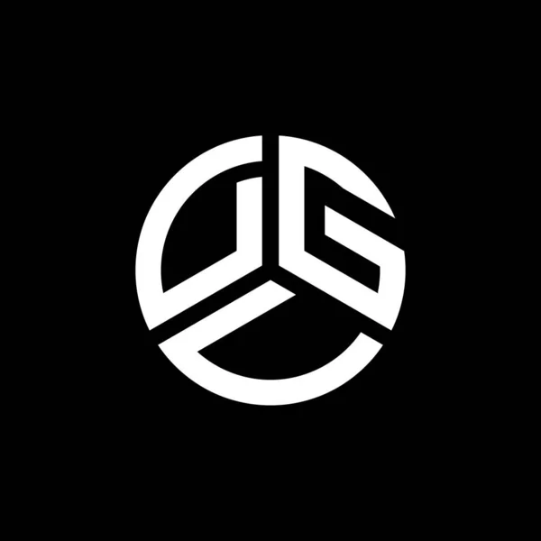 Dgv Letter Logo Ontwerp Witte Achtergrond Dgv Creatieve Initialen Letter — Stockvector