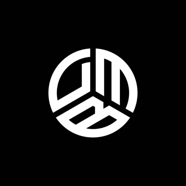 Diseño Del Logotipo Letra Dmb Sobre Fondo Blanco Dmb Iniciales — Archivo Imágenes Vectoriales