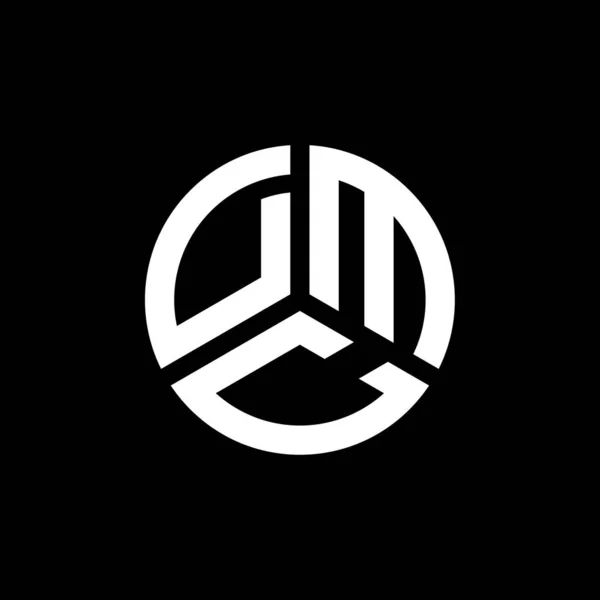 Diseño Del Logotipo Letra Dmc Sobre Fondo Blanco Dmc Iniciales — Archivo Imágenes Vectoriales