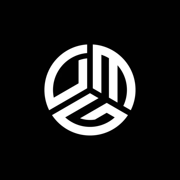 Diseño Del Logotipo Letra Dmg Sobre Fondo Blanco Dmg Iniciales — Archivo Imágenes Vectoriales