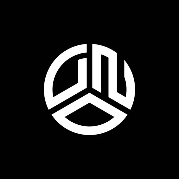 Dno Letter Logo Ontwerp Witte Achtergrond Dno Creatieve Initialen Letter — Stockvector