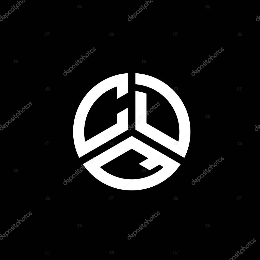 Diseño del logotipo de la letra CDQ sobre fondo blanco. CDQ iniciales