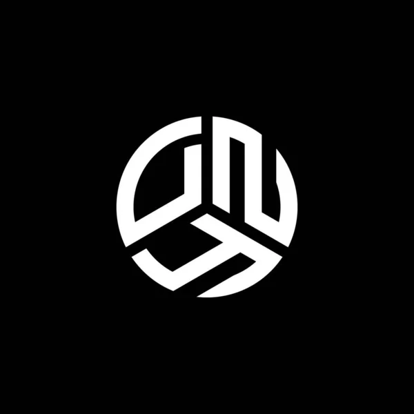 Dny Bokstav Logotyp Design Vit Bakgrund Dny Kreativa Initialer Brev — Stock vektor