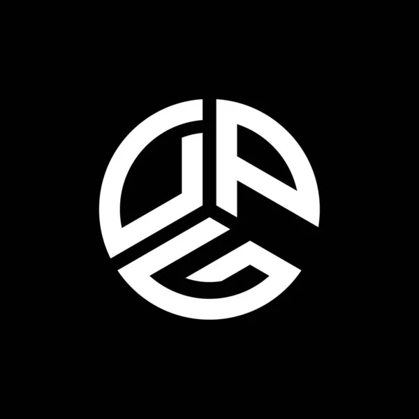 Projekt Logo Litery Dpg Białym Tle Kreatywne Inicjały Dpg Koncepcja — Wektor stockowy