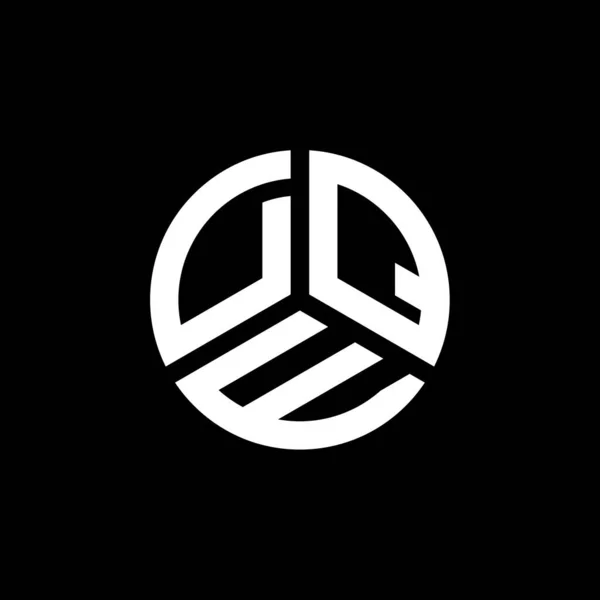 Design Logotipo Letra Dqe Fundo Branco Dqe Iniciais Criativas Conceito — Vetor de Stock