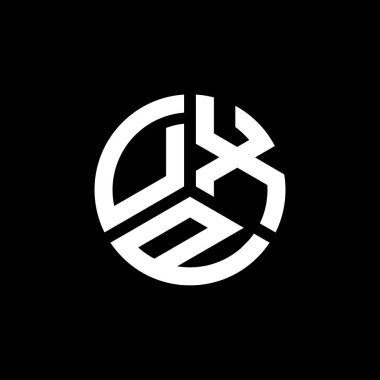 Beyaz arkaplanda DXP harf logosu tasarımı. DXP yaratıcı harflerin baş harfleri logo kavramı. DXP harf tasarımı.