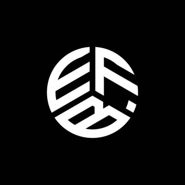 Beyaz arka planda EFB harfi logo tasarımı. EFB yaratıcı harflerin baş harfleri logo kavramı. EFB harf tasarımı.