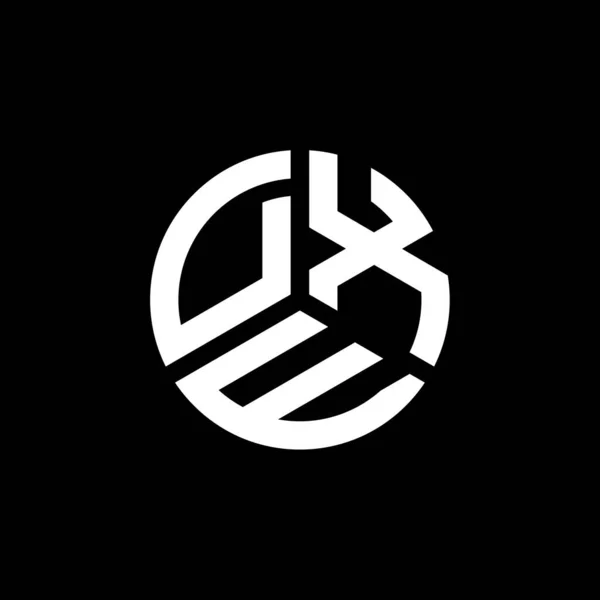 Diseño Del Logotipo Letra Dxe Sobre Fondo Blanco Dxe Iniciales — Archivo Imágenes Vectoriales