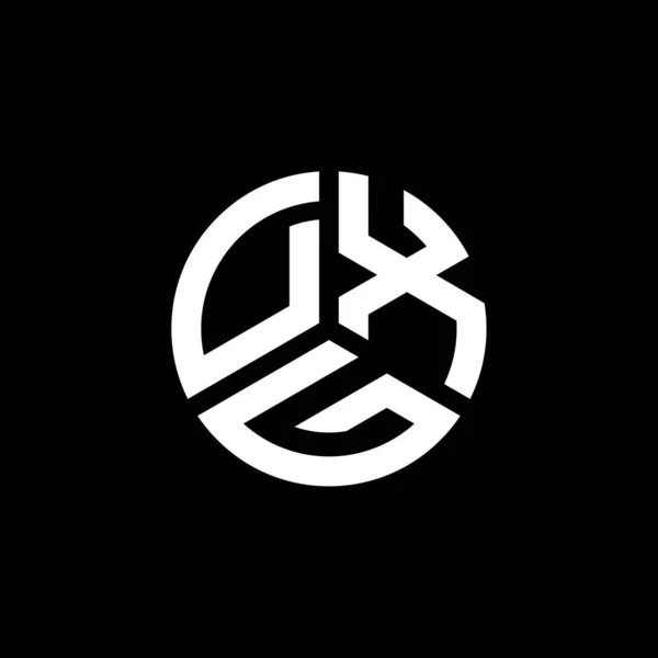 Design Logotipo Carta Dxg Fundo Branco Dxg Iniciais Criativas Conceito — Vetor de Stock