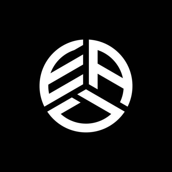 Ead Logo Witte Achtergrond Ead Creatieve Initialen Letter Logo Concept — Stockvector