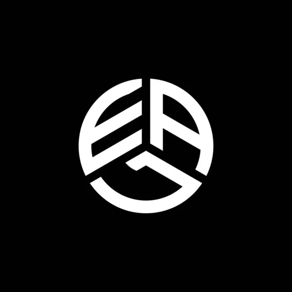 Logo Lettera Eal Disegno Sfondo Bianco Eal Creativo Iniziali Lettera — Vettoriale Stock